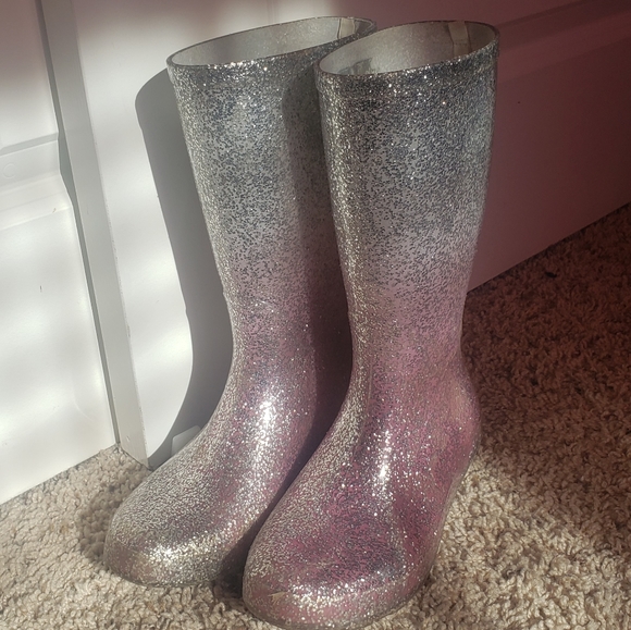 target glitter boots